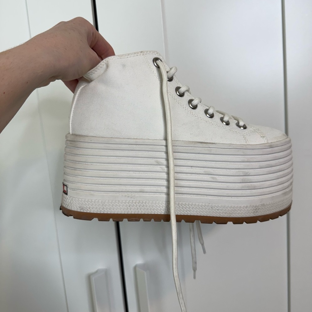 Steve Madden Platform Lace Up Festival Sneaker - Picture 3 of 6